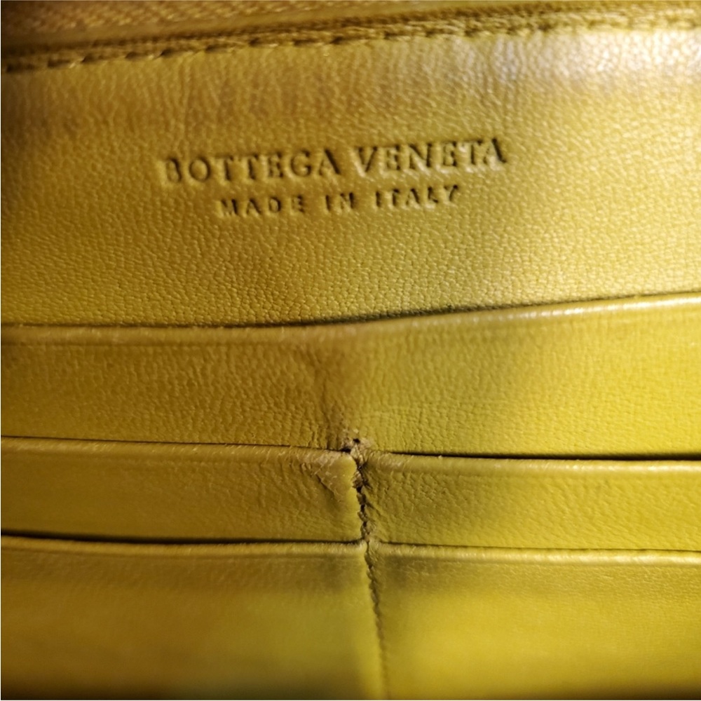 Yellow Woven Wallet with Zipper - Picture 16 of 16